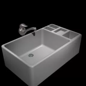 Corial Stone Kitchen Sink 3d model