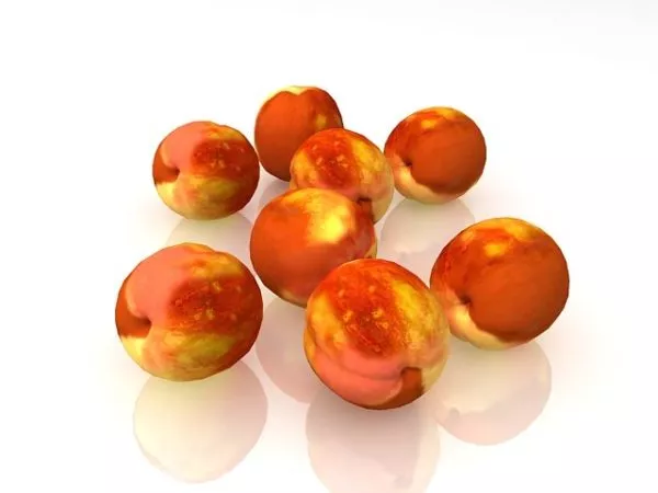 Bowl Of Cherries 3d model