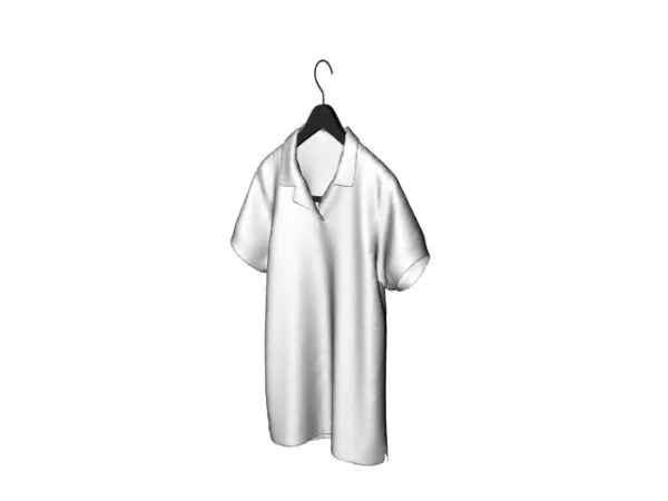 Set Of Scarf Tie 3d model