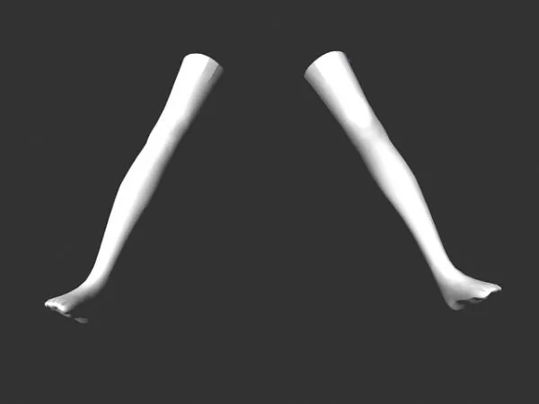 Fashion White Stocking 3d model Fashion White Stocking 3d model
