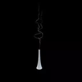Decoration White Vase And Sticks 3d model
