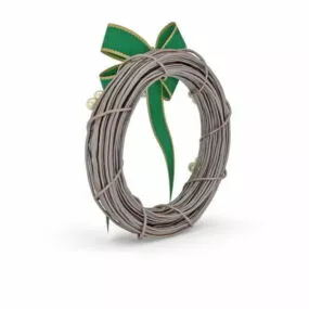 Home Decoration Wicker Wreath 3d model