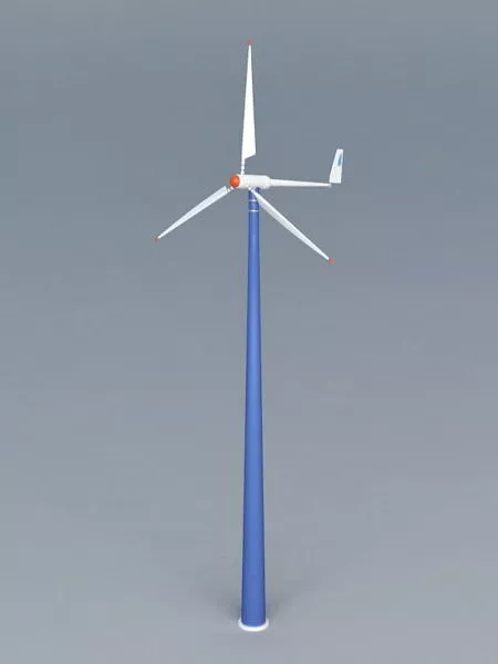 Horizontal Wind Turbine 3d model