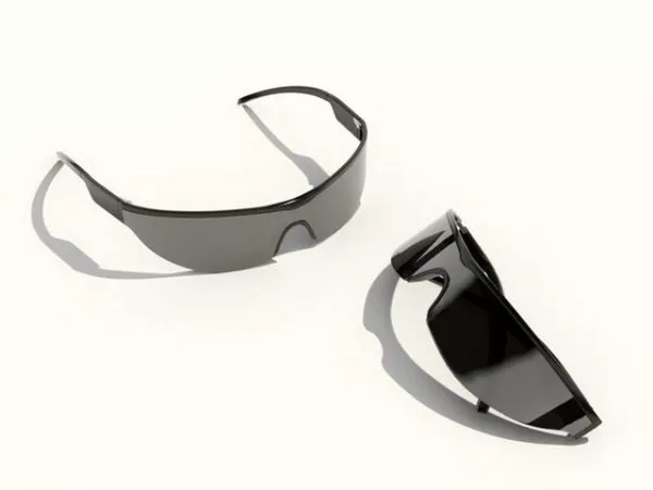 Sunglasses Red Color 3d model