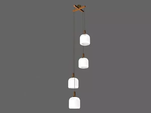 Dinning Room Wind-bell Pendant Lamp 3d model Dinning Room Wind-bell Pendant Lamp 3d model