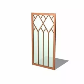 Old Window Pane Inserts Design 3d model