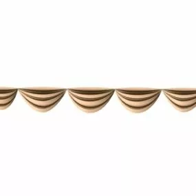 Window Valance Curtain 3d model