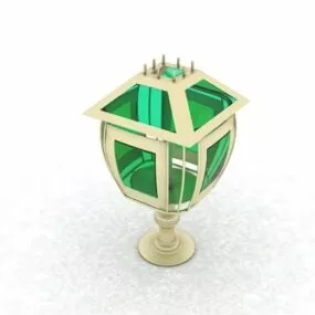 Windproof Candle Lantern 3d model