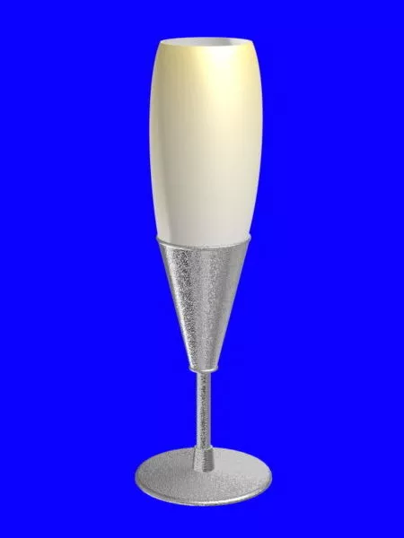 Wine Glass Table Lamp Furniture 3d model Wine Glass Table Lamp Furniture 3d model