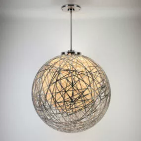 Home Wire Pendant Light 3d model