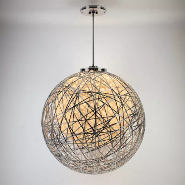 Home Wire Pendant Light 3d model Home Wire Pendant Light 3d model