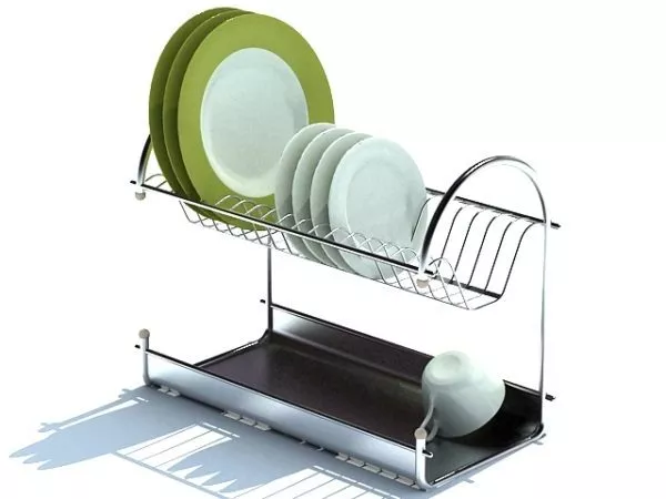 Utensil Set On Table 3d model