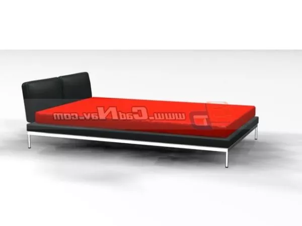 Wittmann Furniture Metal Bed 3d model Wittmann Furniture Metal Bed 3d model