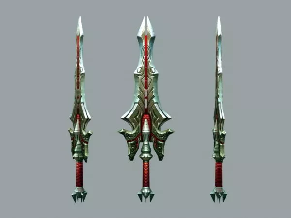 Game Wizard Sword 3d model Game Wizard Sword 3d model