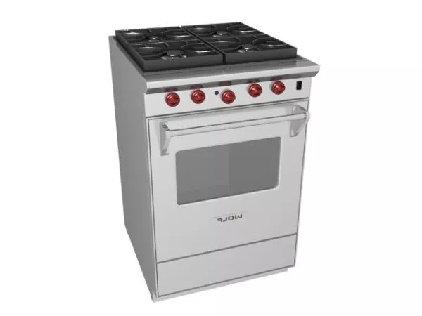 Gas Cooktop 3d model