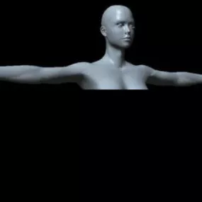 Woman Body Base Mesh Character 3d model
