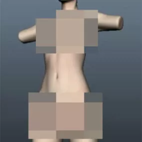 Woman Body Parts 3d model