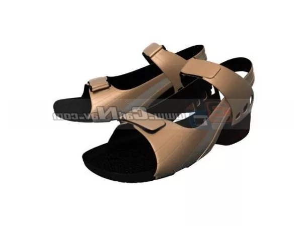 High Heel Dress Shoes 3d model