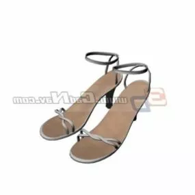 Women Fashion High Heel Sandals 3d model