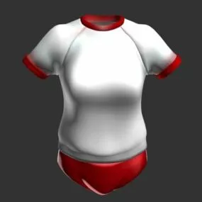 Sport Women Sportswear 3d model