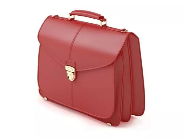 Men Leather Briefcase 3d model