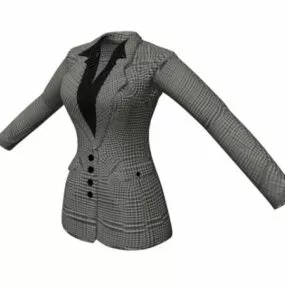 Women Fashion Business Jacket 3d model