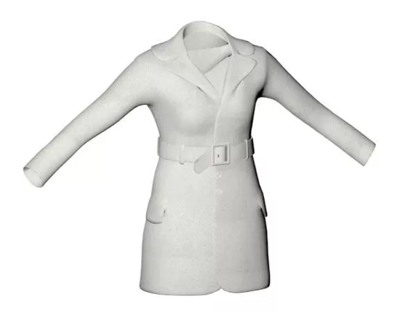 Hoodie Fashion Coat 3d model