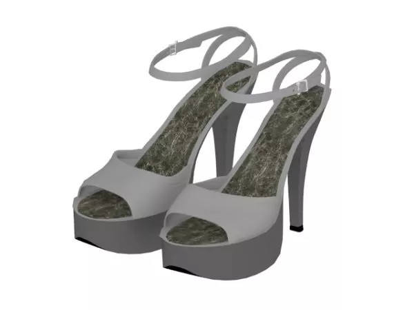 Slippers Low Poly 3d model