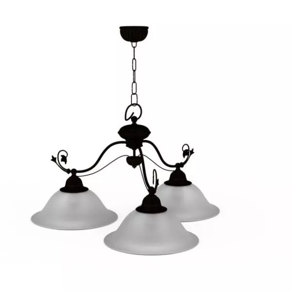 Antique Rustic Chandelier 3d model Antique Rustic Chandelier 3d model