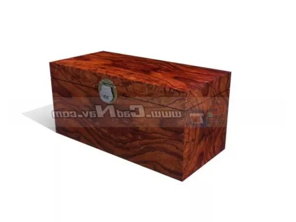 Wooden Classic Storage Locker 3d model Wooden Classic Storage Locker 3d model