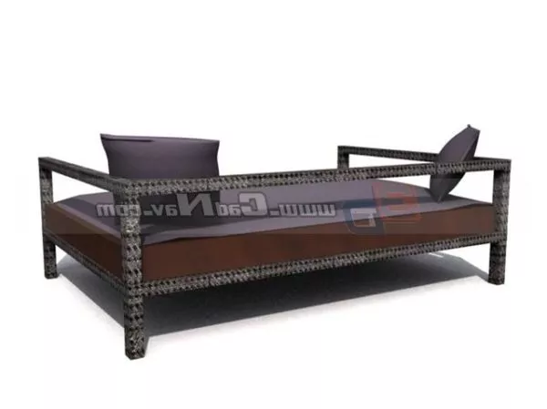 Wooden Children Bed Furniture 3d model Wooden Children Bed Furniture 3d model