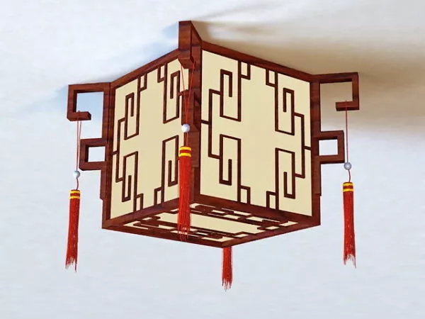 Chinese Living Room Ceiling Light 3d model Chinese Living Room Ceiling Light 3d model