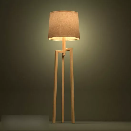 Wooden Modern Floor Lamp Design 3d model Wooden Modern Floor Lamp Design 3d model