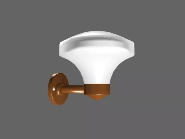 Wooden Base Home Wall Lampdecoration 3d model Wooden Base Home Wall Lampdecoration 3d model