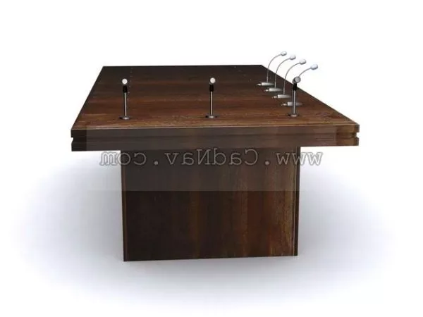 Home Furniture Wood Conference Table 3d model Home Furniture Wood Conference Table 3d model