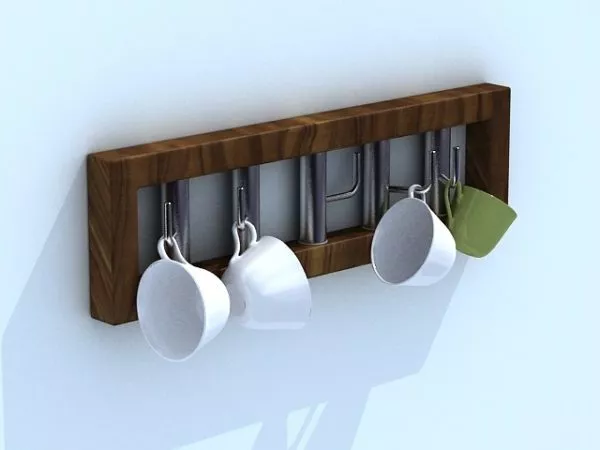 Plastic Cups Stack 3d model