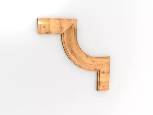 Cornice Plaster Checker Carved 3d model