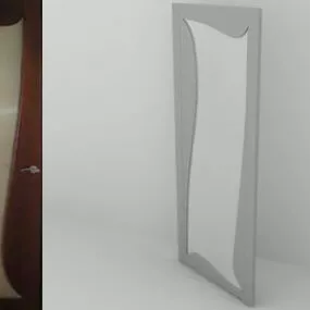 Wooden Frame Decoration 3d model