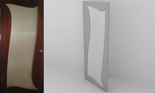 Wooden Frame Decoration 3d model Wooden Frame Decoration 3d model