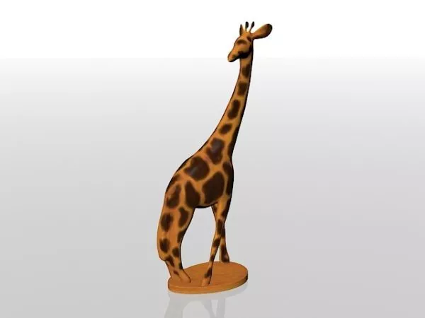 Ancient Statue Horse Head 3d model