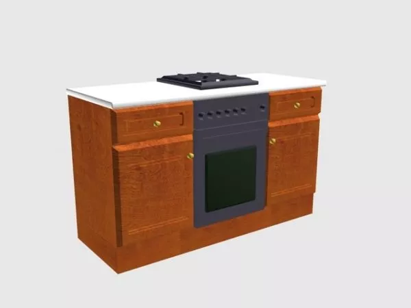 Rock Island Scene 3d model