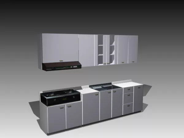 Large Kitchen Hood 3d model