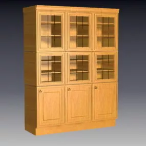 Wooden Kitchen Cupboard Furniture 3d model