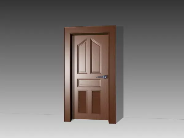 Wooden Loft Door Furniture 3d model Wooden Loft Door Furniture 3d model