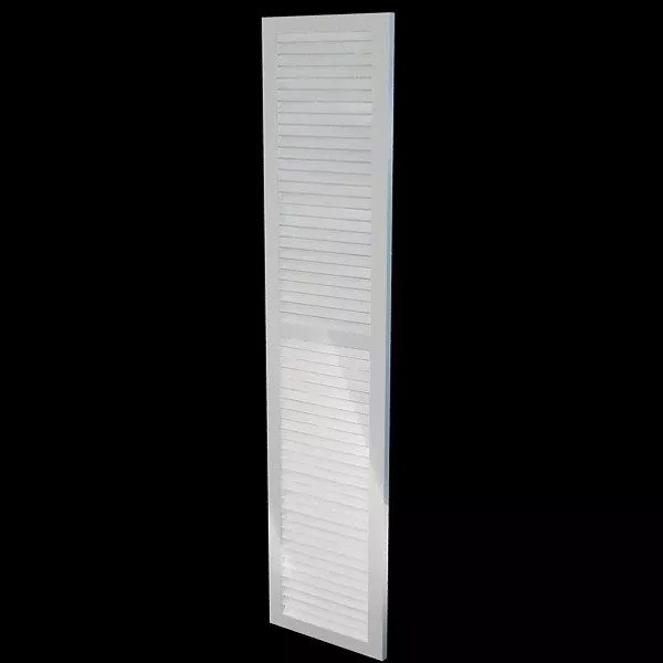 Home Wooden Louver Window 3d model Home Wooden Louver Window 3d model