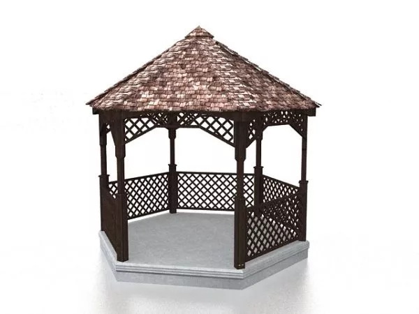 Wood Pavilion Furniture Design 3d model Wood Pavilion Furniture Design 3d model