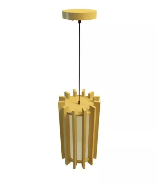 Chinese Antique Lantern Column 3d model