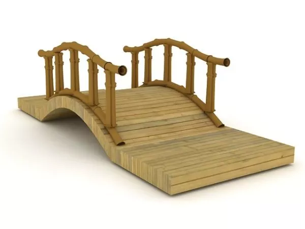 Concrete Bridge Concept 3d model