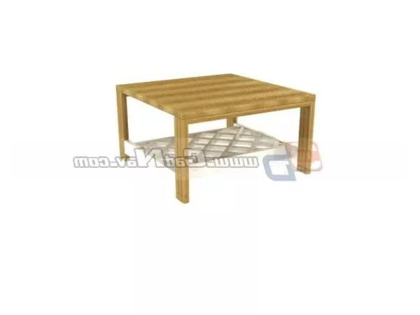 Wooden Sofa Table Furniture 3d model Wooden Sofa Table Furniture 3d model