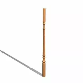 Wood Stair Spindle Decoration 3d model